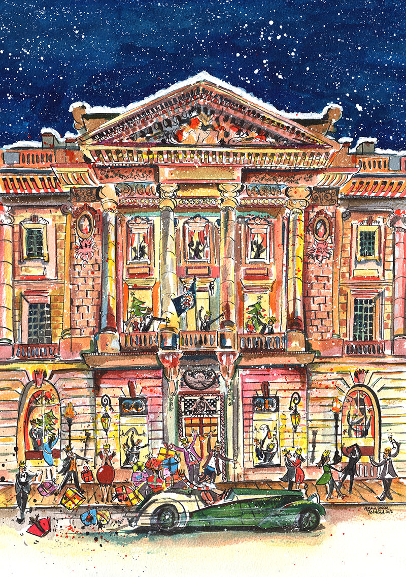 Royal Automobile Club Christmas Scene