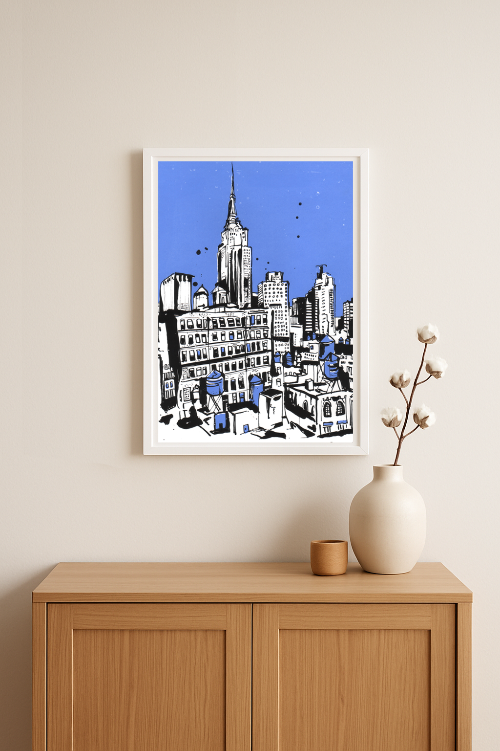 Empire State in Blue