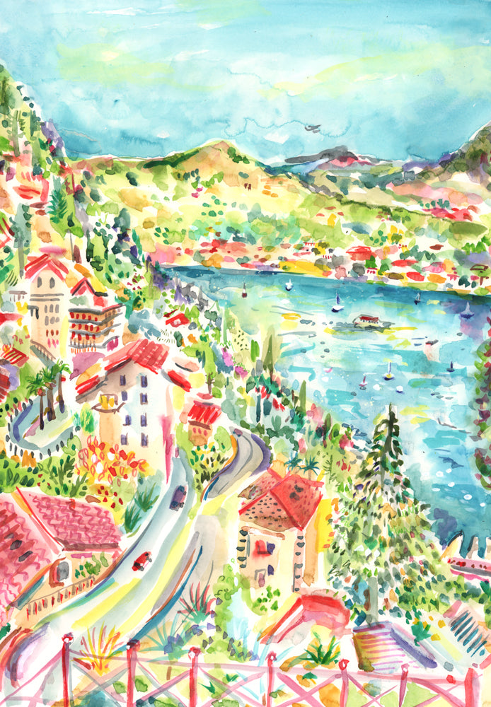 Blevio Portrait in Watercolour