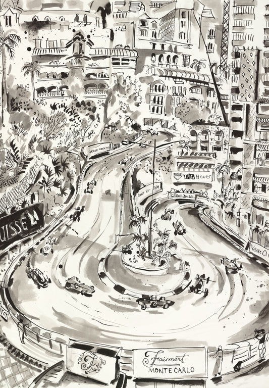 Fairmont in black ink