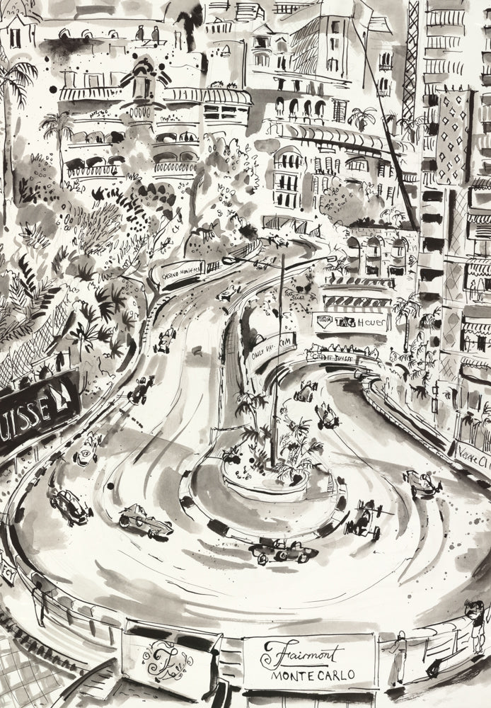 Fairmont in black ink