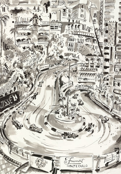 Fairmont in black ink