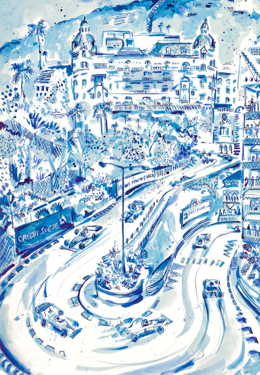 Fairmont in blue ink