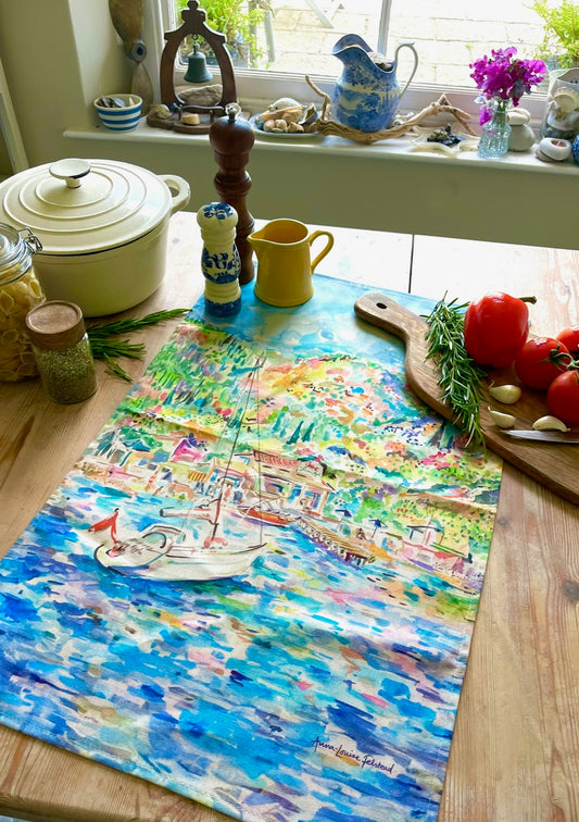 Agni By Boat Tea Towel
