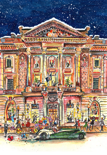 Royal Automobile Club Christmas Scene