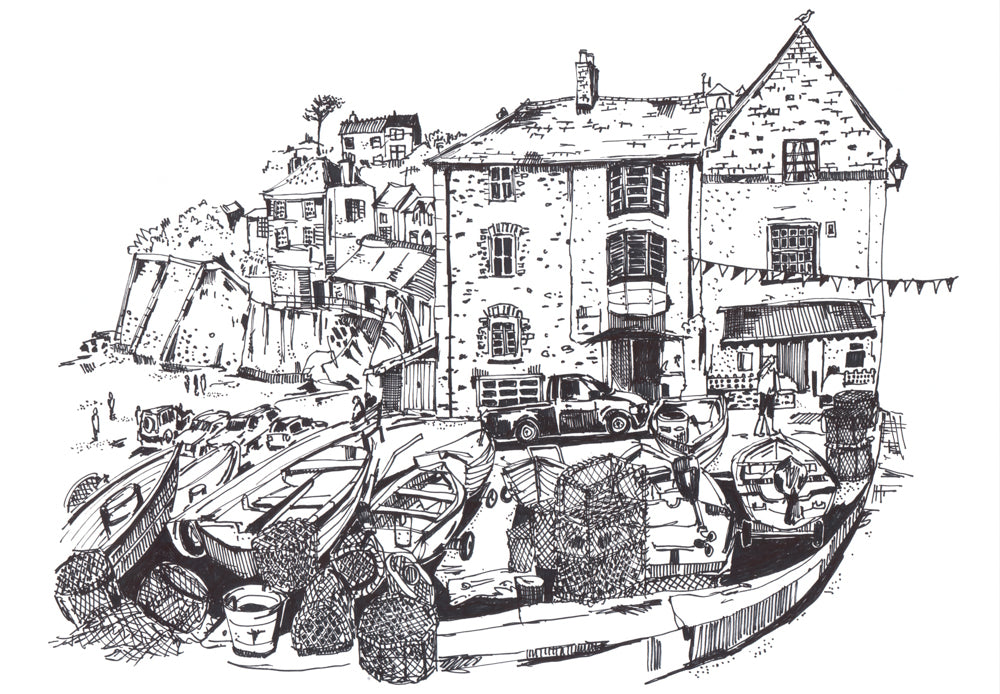 The Mote, Line Drawing