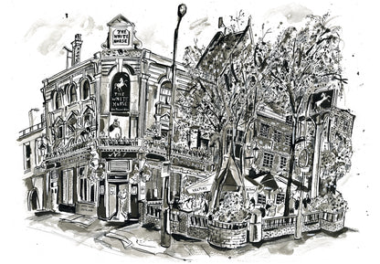 The White Horse in Indian Ink, Parsons Green