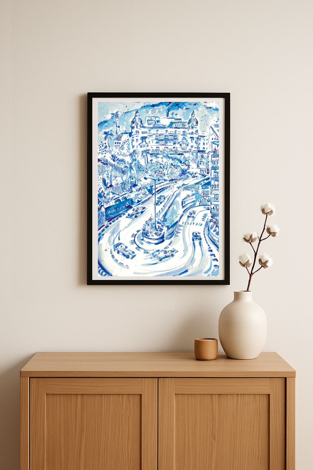 Fairmont in blue ink