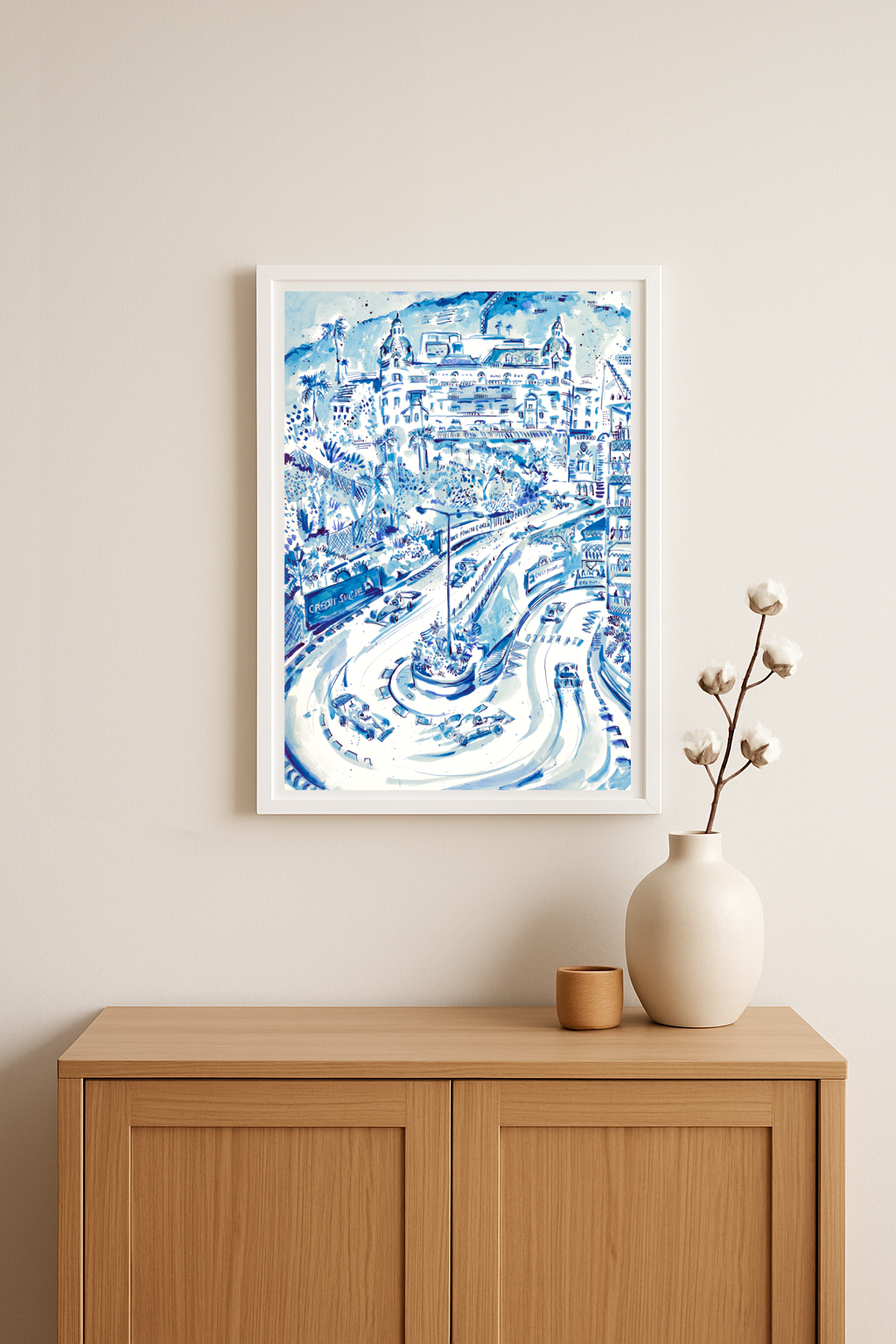 Fairmont in blue ink