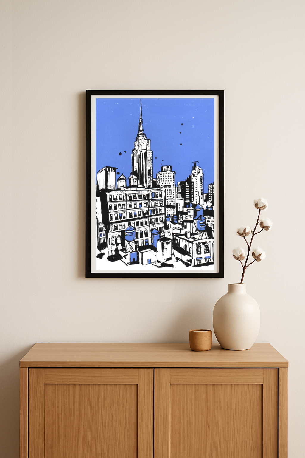 Empire State in Blue