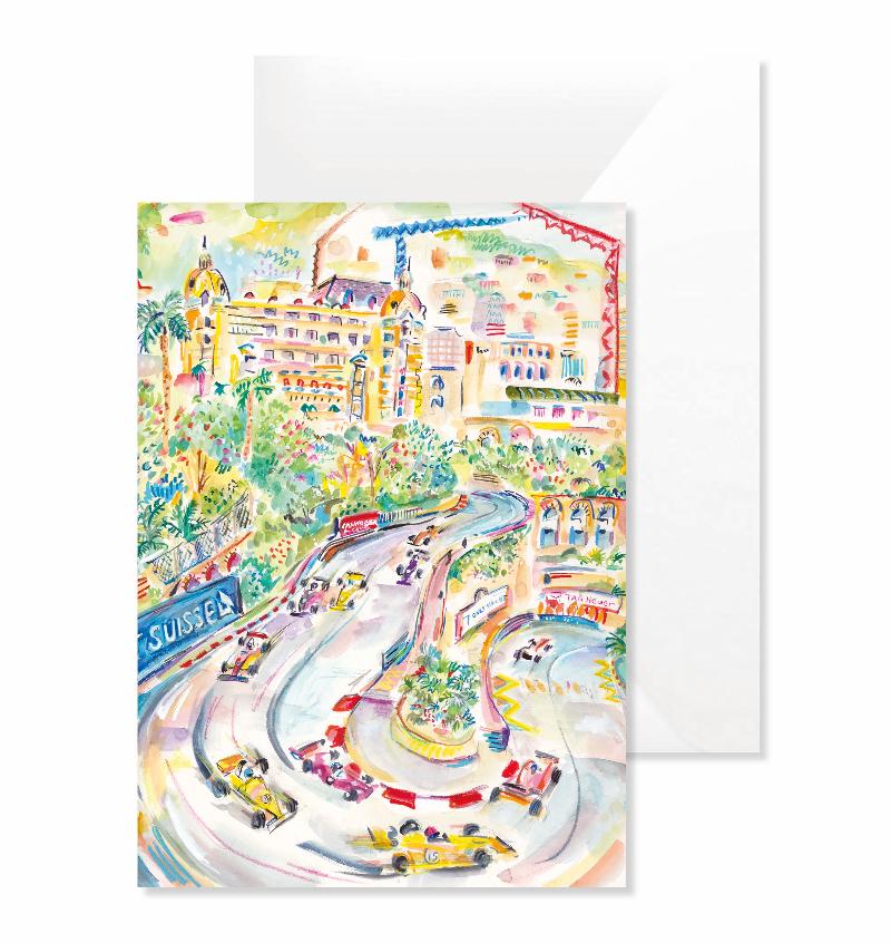 Monaco Greetings Cards x8 (A5)