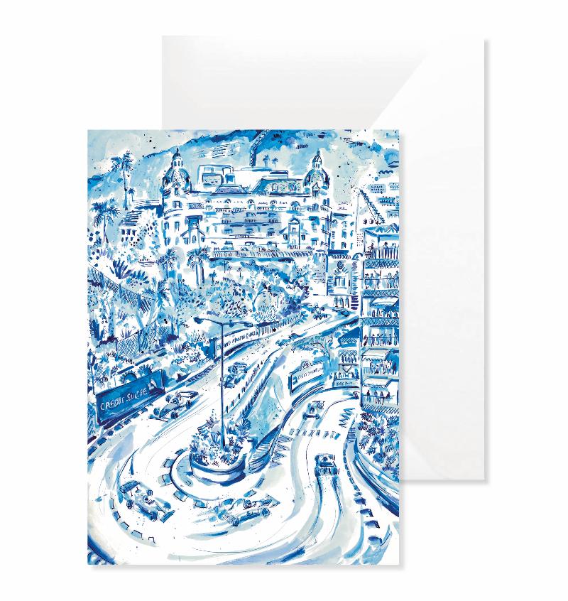 Monaco Greetings Cards x8 (A5)