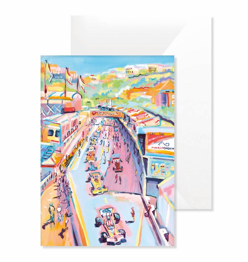 Monaco Greetings Cards x8 (A5)