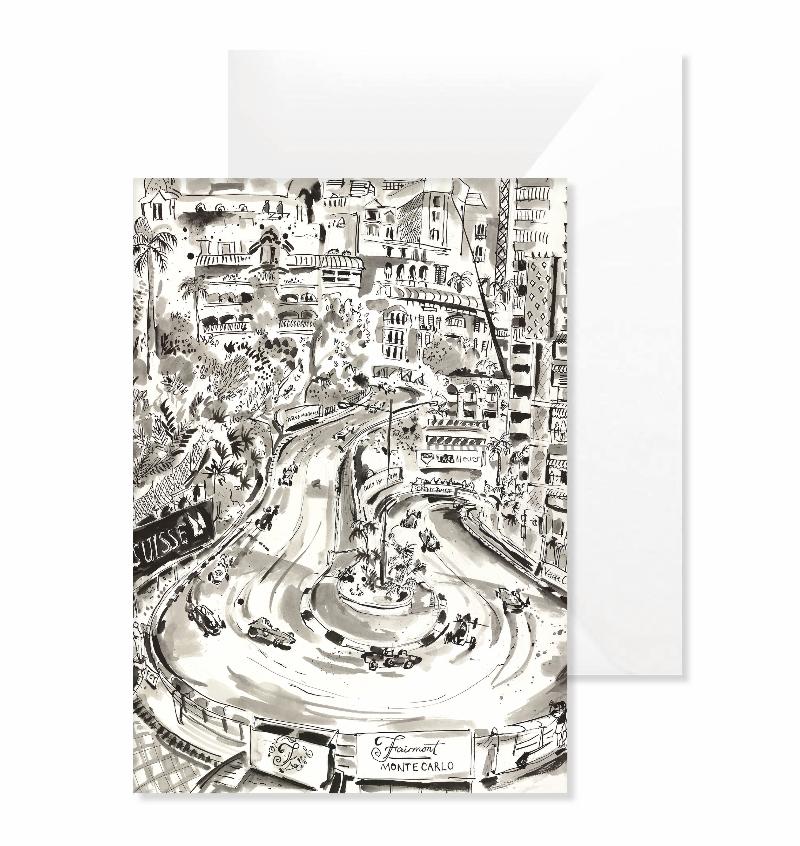 Monaco Greetings Cards x8 (A5)