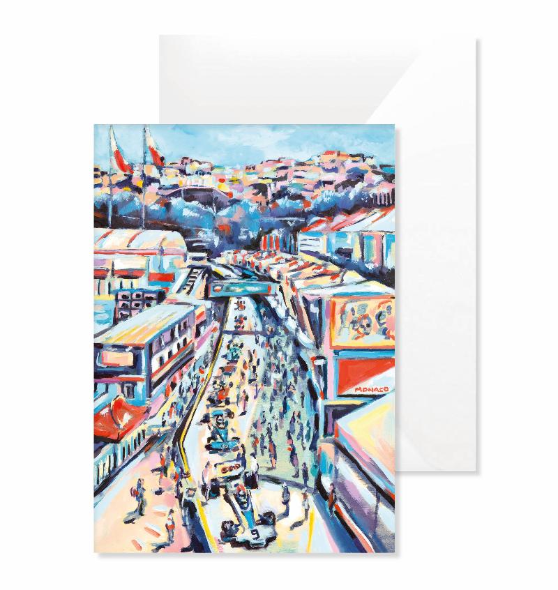 Monaco Greetings Cards x8 (A5)