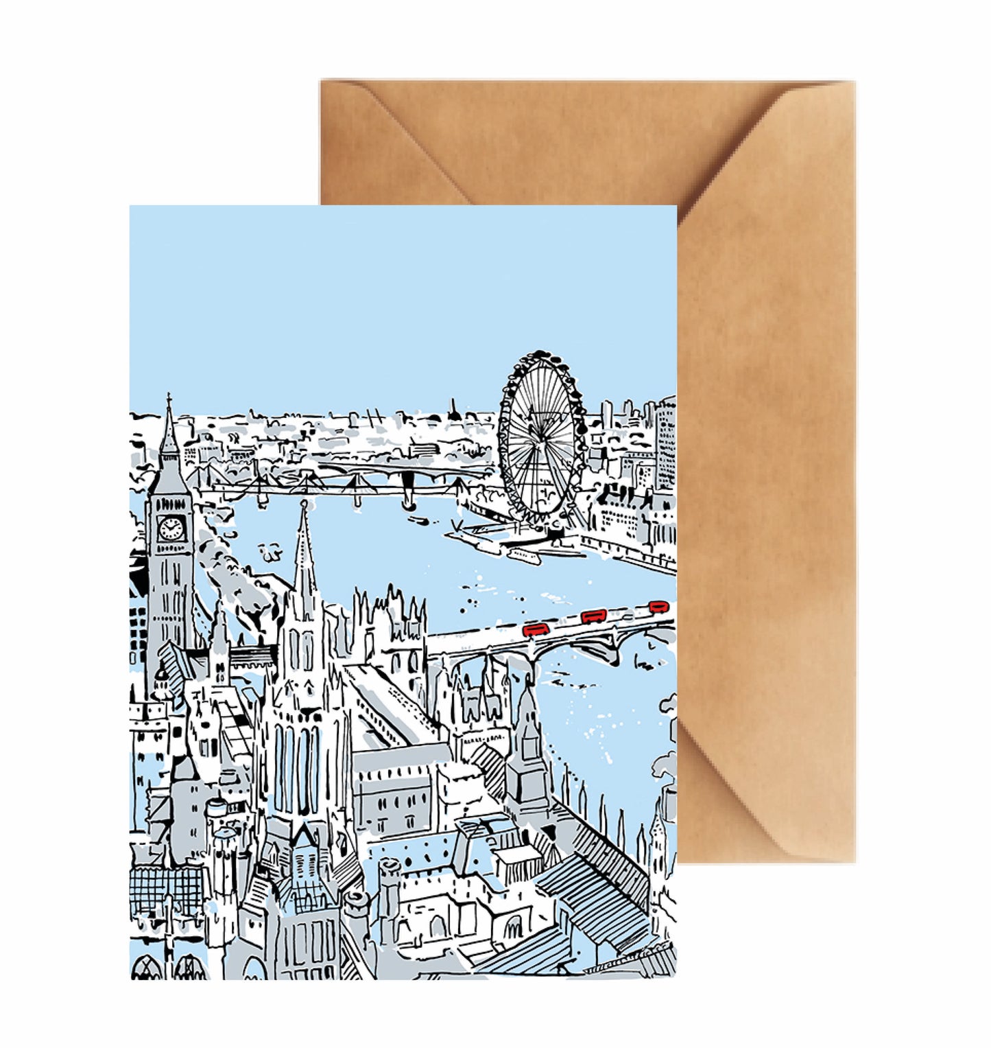 London Greetings Cards x8 (5"x7")