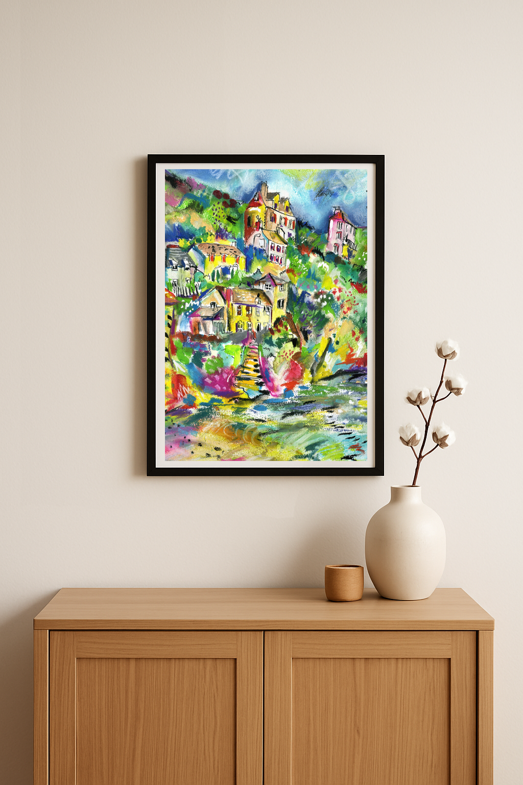 Port Isaac in Pastel