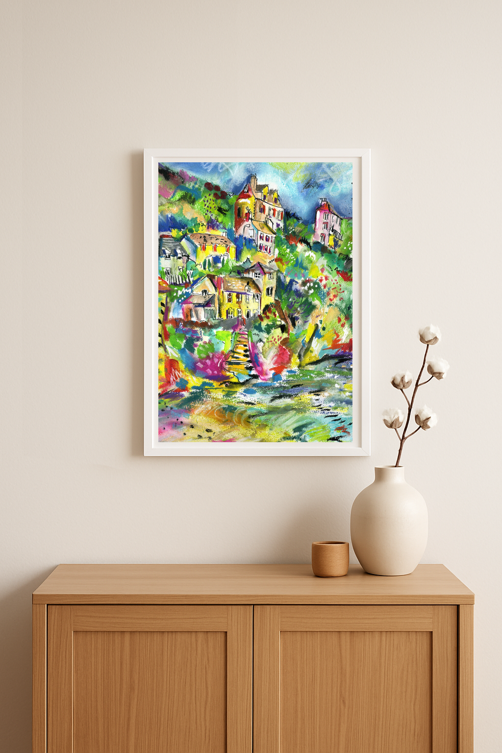 Port Isaac in Pastel