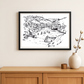 Port Isaac Line Drawing
