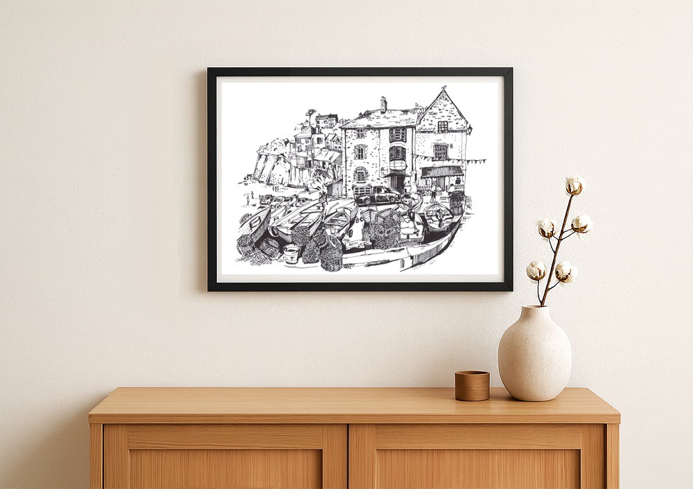 The Mote, Line Drawing