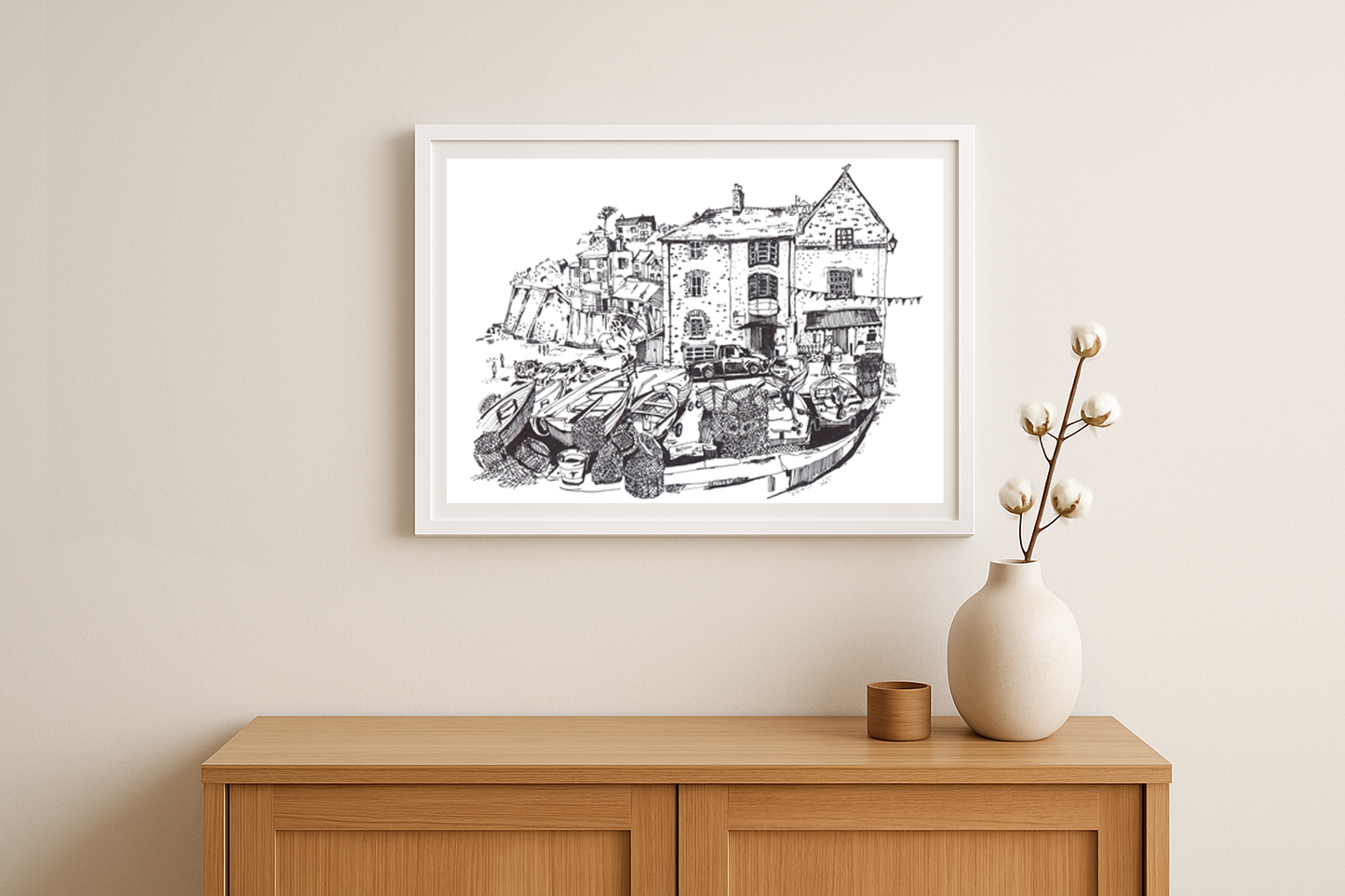The Mote, Line Drawing