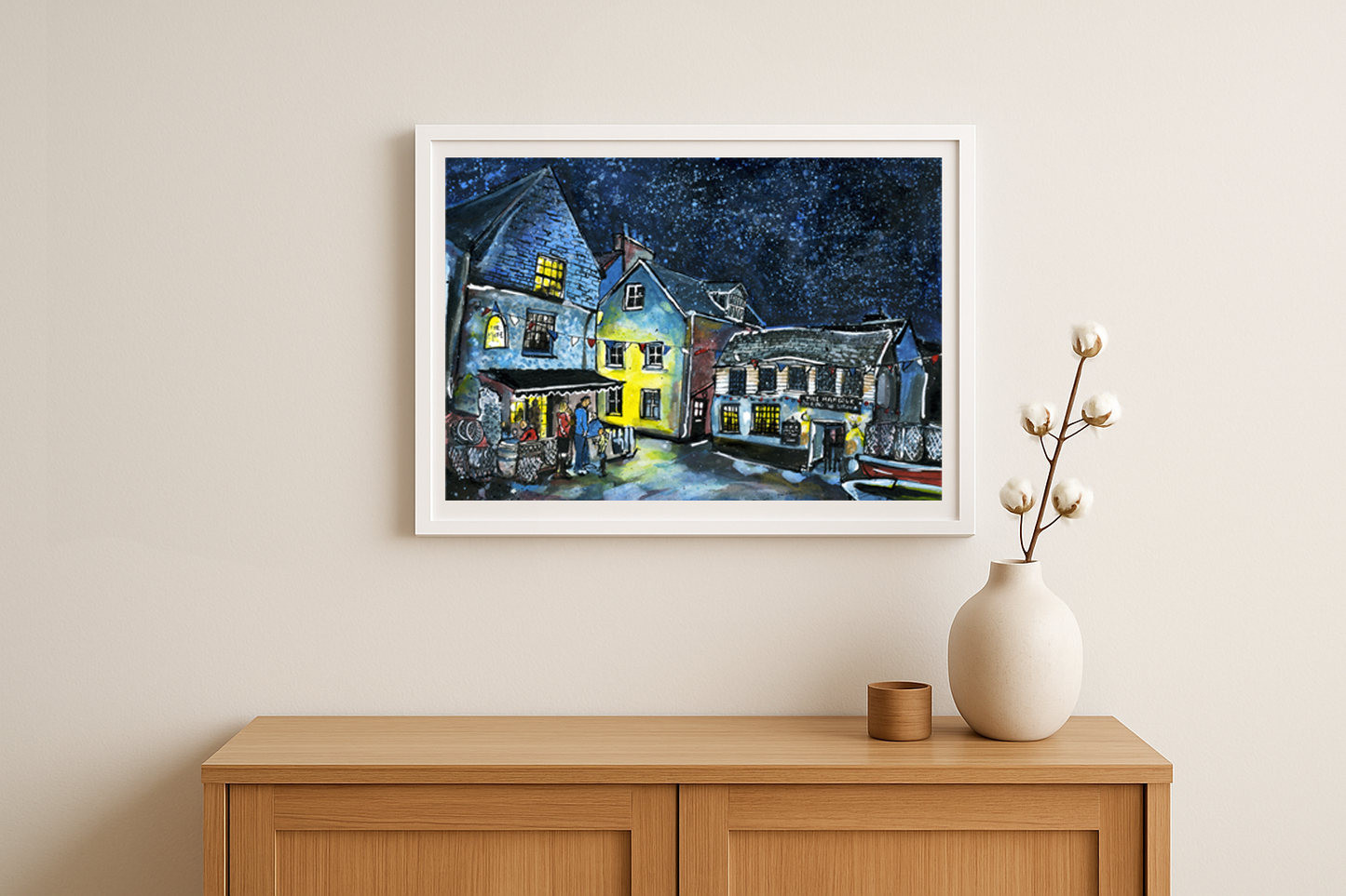 The Mote & Harbour at Night I